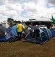 Acampamento de bolsonaristas em Brasília  Foto: SERGIO LIMA/Getty Images / BBC News Brasil