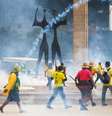 Forças de segurança do DF não contiveram apoiadores de Bolsonaro que invadiram e destruíram o Palácio do Planalto, o Congresso Nacional e o STF  Foto: Reuters / BBC News Brasil