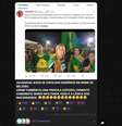Post no Telegram de Ana Priscila Azevedo em que ela ironizou o fato de ter sido chamada de “infiltrada”  Foto: Aos Fatos