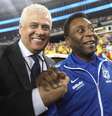 Roberto Dinamite e Pelé foram amigos por muitos anos  Foto: Reprodução