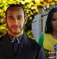 Lewis Hamilton é apontado como affair da modelo e atriz brasileira Juliana Nalú, de 24 anos.  Foto: Getty Images, /Reprodução Instagram @juliananalu / Purepeople