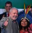 Guajajara e Anielle fizeram duros discursos em defesa do futuro do Brasil  Foto: EPA / Ansa - Brasil