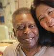 Pelé e Márcia Aoki viveram felizes por 6 anos até a morte do ídolo, em dezembro de 2022  Foto: Reprodução