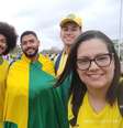 Amiga de Diego Torres Dourado publicou uma imagem na porta do QG do Exército, em Brasília.   Foto: Reprodução: Redes Sociais 