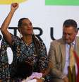 Assinatura da sanção do PL que equipara injúria racial a racismo foi feita na cerimônia de posse das ministras Anielle Franco (Igualdade Racial) e Sônia Guajajara (Povos Indígenas).  Foto: Valter Campanato/Agência Brasil