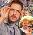 Fábio Porchat confirmou o fim de seu casamento com Nataly Mega.  Foto: Divulgação, TV Globo / Instagram / Purepeople