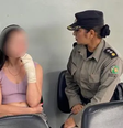 Jovem havia cortado os pulsos para ser levada ao hospital e denunciar agressão  Foto: Mais Goiás/Divulgação/Polícia Militar