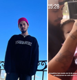 Nas imagens, é possível ver o cantor brincando com a filha até que pede para que alguém mude a posição que a criança está em seu colo  Foto: Reprodução/ Instagram: @virginia e @zefelipecantor