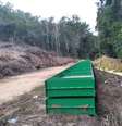 Imagem de construção de estrada que impacta os quilombolas.  Foto: Imagem: Comunidades Quilombolas do Extremo Sul da Bahia / Alma Preta