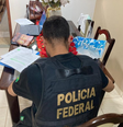A PF prendeu um bombeiro na manhã desta segunda-feira, 16, durante a Operação Ulysses  Foto: Divulgação/PF