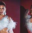 Carnaval 2023: Lorena Improta aposta em plumas, brilhos e recortes em look de ensaio. Fotos!.  Foto: Divulgação, Felipe Braga / Purepeople