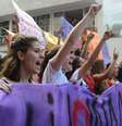 Mulheres marchando por direitos. Rovena Rosa/Agência Brasil  Foto: Rovena Rosa/Agência Brasil / Estadão