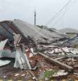 Temporal e ventos provocam alagamentos e destelhamentos em Xanxerê  Foto: Divulgação/Defesa Civil