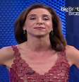 Marisa Orth penou em sua primeira experiência como apresentadora de programa ao vivo  Foto: Reprodução