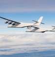 Nono voo de teste da Stratolaunch foi realizado recentemente e apresenta bons resultados  Foto: Gauntlet Aerospace / Christian Turner / Stratolaunch Systems