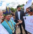 Lula durante visita a Boa Vista, capital de Roraima  Foto: EPA / Ansa - Brasil