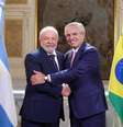 Lula e Fernández se reuniram em Buenos Aires pela primeira vez  Foto: EPA / Ansa - Brasil