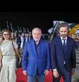Lula desembarca na Argentina ao lado da primeira-dama, Janja   Foto: Ricardo Stuckert 