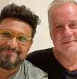 Luiz Fernando Guimarães com o marido, Adriano Medeiros: "Descobrimos a fórmula de estar juntos"  Foto: Reprodução