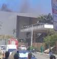 Incêndio atinge o Teatro Castro Alves, em Salvador (BA)  Foto: Reprodução/Twitter/@allmota