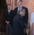 Letizia da Espanha fez questão de expressar o descontentamento com o embaixador do Irã  Foto: Reprodução