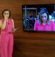 Apresentadora e repórter choram ao vivo após relato de pai que perdeu a filha, neta e nora em acidente  Foto: Foto: Reprodução/TV Anhanguera