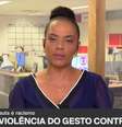 Flávia Oliveira disse estar exausta por testemunhar tanta violência e injustiça contra negros  Foto: Reprodução/TV