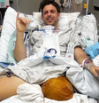 Pai perdeu as duas pernas ao salvar filhas na Califórnia  Foto: Reprodução/GoFundMe