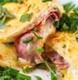 Omelete simples de tapioca com queijo – Foto: Guia da Cozinha  Foto: Guia da Cozinha