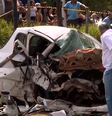 Acidente matou quatro pessoas e deixou uma criança ferida  Foto: Reprodução/EPTV