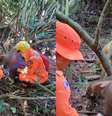 Idoso se perde e é encontrado graças ao latido de cachorro  Foto: Divulgação/Corpo de Bombeiros de Minas Gerais