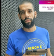 Wallace Leandro publicou foto com uma arma   Foto: Instagram 