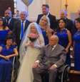 Felizes para sempre: idosos têm casamento na igreja após 60 anos juntos.  Foto: Reprodução/Arquivo pessoal / Bons Fluidos