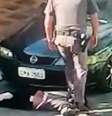 Policial militar pisou no pescoço de mulher negra em maio de 2020  Foto: Reprodução/TV Globo