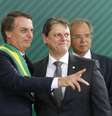Guedes e Tarcísio foram ministros durante a gestão do ex-presidente Jair Bolsonaro (PL)  Foto: Dida Sampaio/Estadão / Estadão