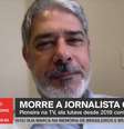 Bonner gravou um vídeo comentando a morte de Glória Maria  Foto: Reprodução