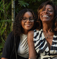 Glória Maria adotou as duas filhas em 2009, após trabalho voluntário na Bahia  Foto: Reprodução/Instagram