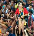 A Pipoca de Saulo é uma das mais tradicionais do carnaval e rendeu essa imagem emocionante em 2020  Foto: Reprodução