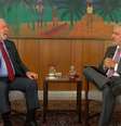 Lula e Kennedy no 'É Notícia': a repercussão foi mais importente do que os números no Ibope  Foto: Reprodução/TV