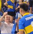 Pol Fernandéz, meia do Boca Juniors, emocionou um torcedor com síndrome de down  Foto: Reprodução/Twitter / Estadão