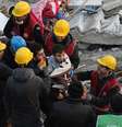 Operação de resgate na Turquia após terremoto  Foto: EPA / Ansa - Brasil