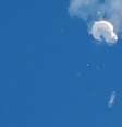 Em 4 de fevereiro, Estados Unidos abateram balão da China que sobrevoou o território americano  Foto: DW / Deutsche Welle