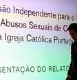 O presidente da comissão Pedro Strecht apresentou um relatório que contou com o depoimento de centenas de vítimas  Foto: Getty Images / BBC News Brasil