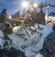 Navios e mergulhadores dos EUA ainda estão à procura de destroços de um balão abatido na costa da Carolina do Sul  Foto: Getty Images / BBC News Brasil