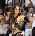 Paolla Oliveira mostrou todo o seu gingado em ensaio técnico no sambódromo da Marquês de Sapucaí.  Foto: AGNews / Purepeople