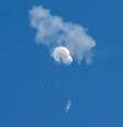 Balão chinês foi abatido sobre o oceano Atlântico  Foto: Reuters / BBC News Brasil
