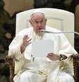 Papa Francisco durante audiência no Vaticano  Foto: ANSA / Ansa - Brasil