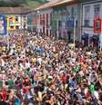 O carnaval em São Luiz de Paraitinga costuma encher as ruas ao som de marchinhas  Foto: Divulgação/Prefeitura de São Luiz de Paraitinga