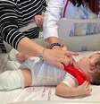 Bebê de 8 meses sobreviveu a queda de cinco andares  Foto: Reprodução/Agência de Notícias Anadolu 
