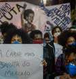 Manifestantes realizam ato contra o racismo na Avenida Paulista, em São Paulo  Foto: Taba Benedicto /Estadão